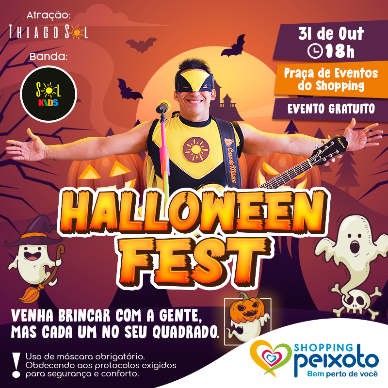 Halloween no Shopping Peixoto