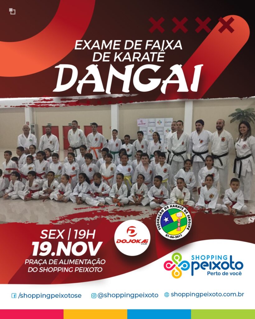 EXAME DE FAIXA DE KARATÊ DANGAI