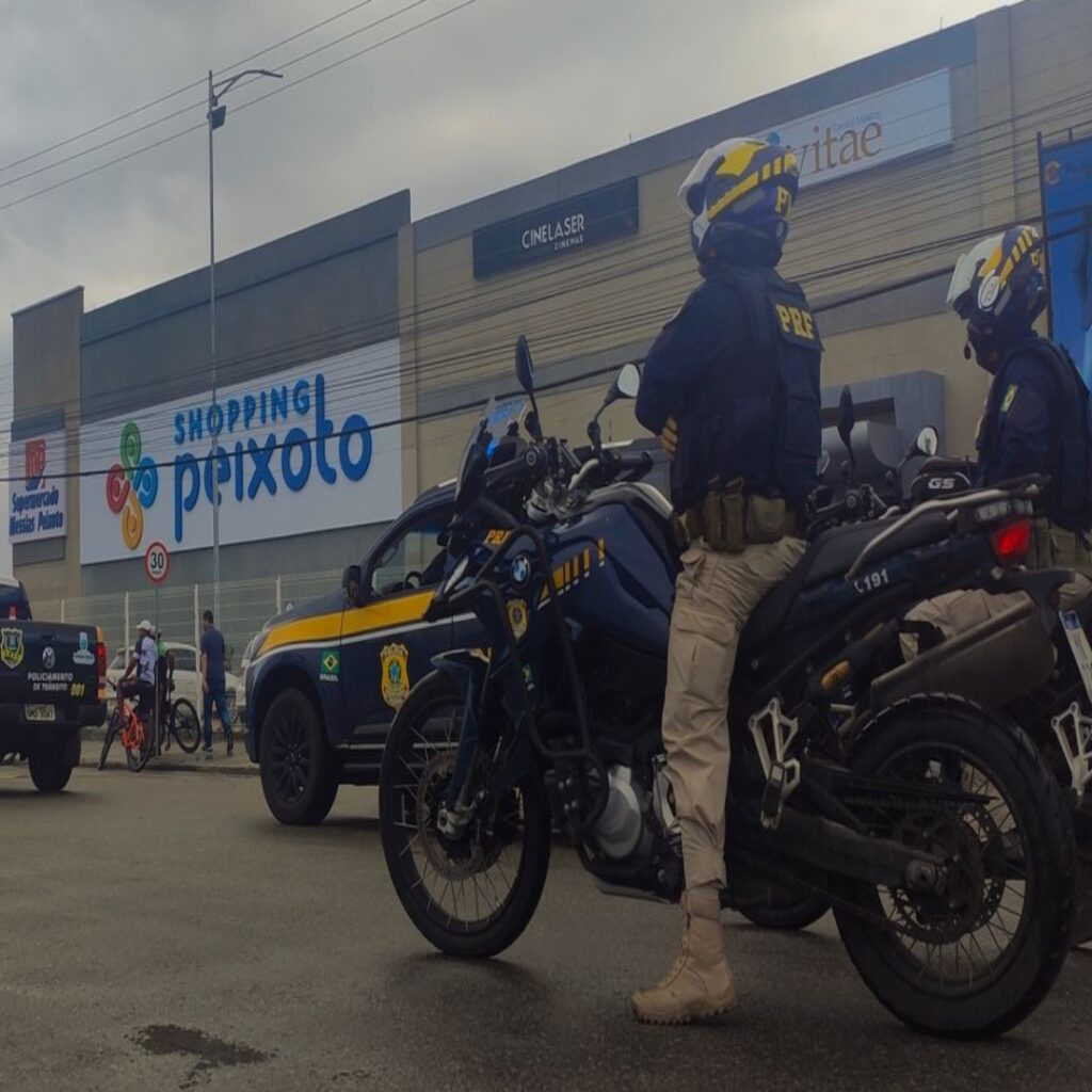 PRF e Shopping Peixoto promovem passeio ciclístico “Pedal Legal”