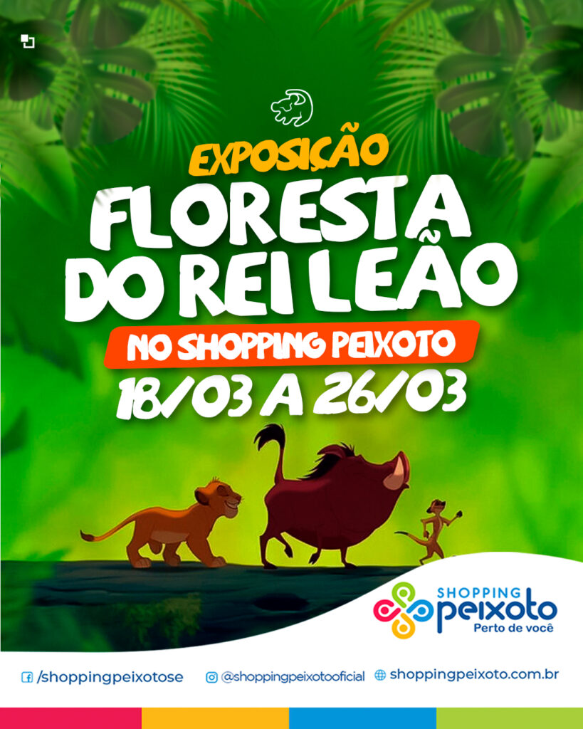 Exposição Floresta do Rei Leão