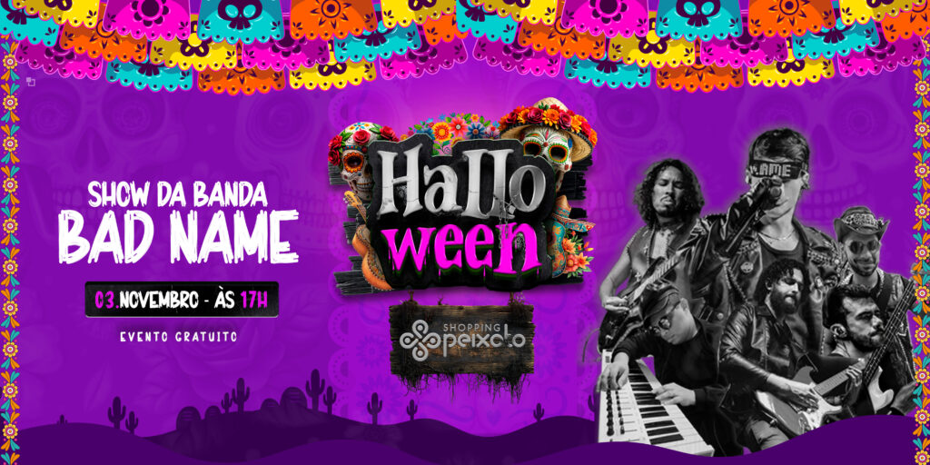 Show de Halloween com a banda Bad Name